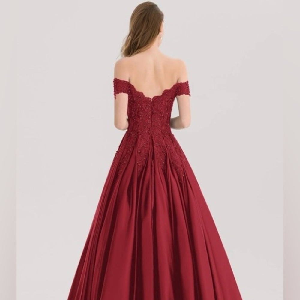 Paulina Off The Shoulder Maxi Gown (Royal) main image 1